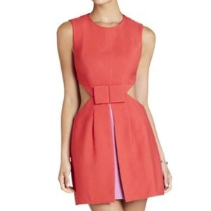 BCBGMAXAZRIA Kathryn cut out dress